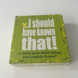 I Should Have Known That! Trivia Game - Green